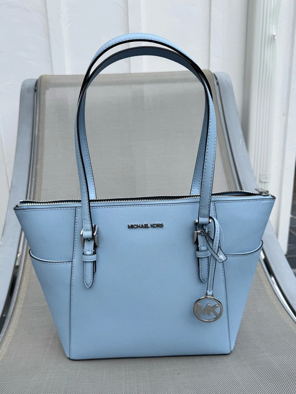 Michael Kors Charlotte Large Leather Bag